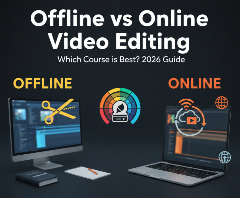 Offline vs Online Video Editing Course